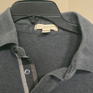 Burberry Dark Gray Shirt Jacket